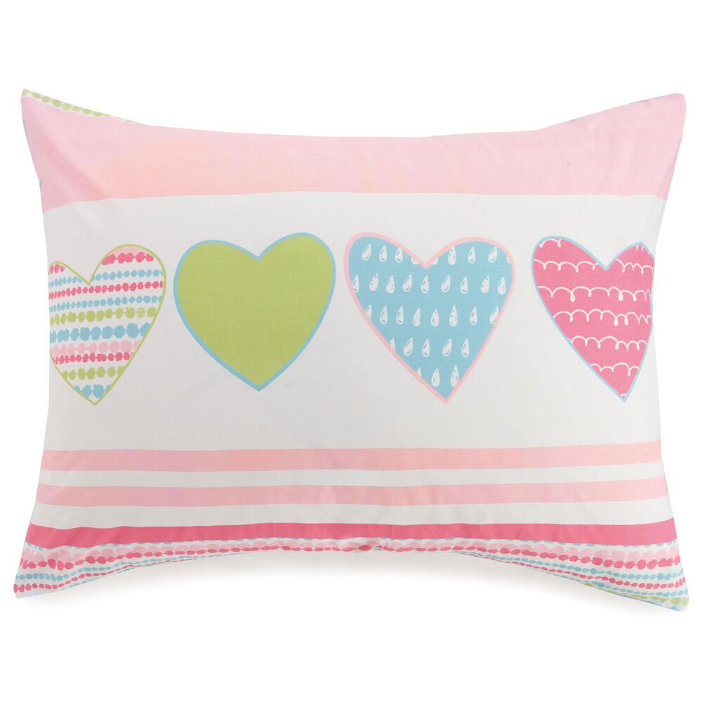 Peking Handicraft Daphne 4-Piece Twin Comforter Set in Pink, , large