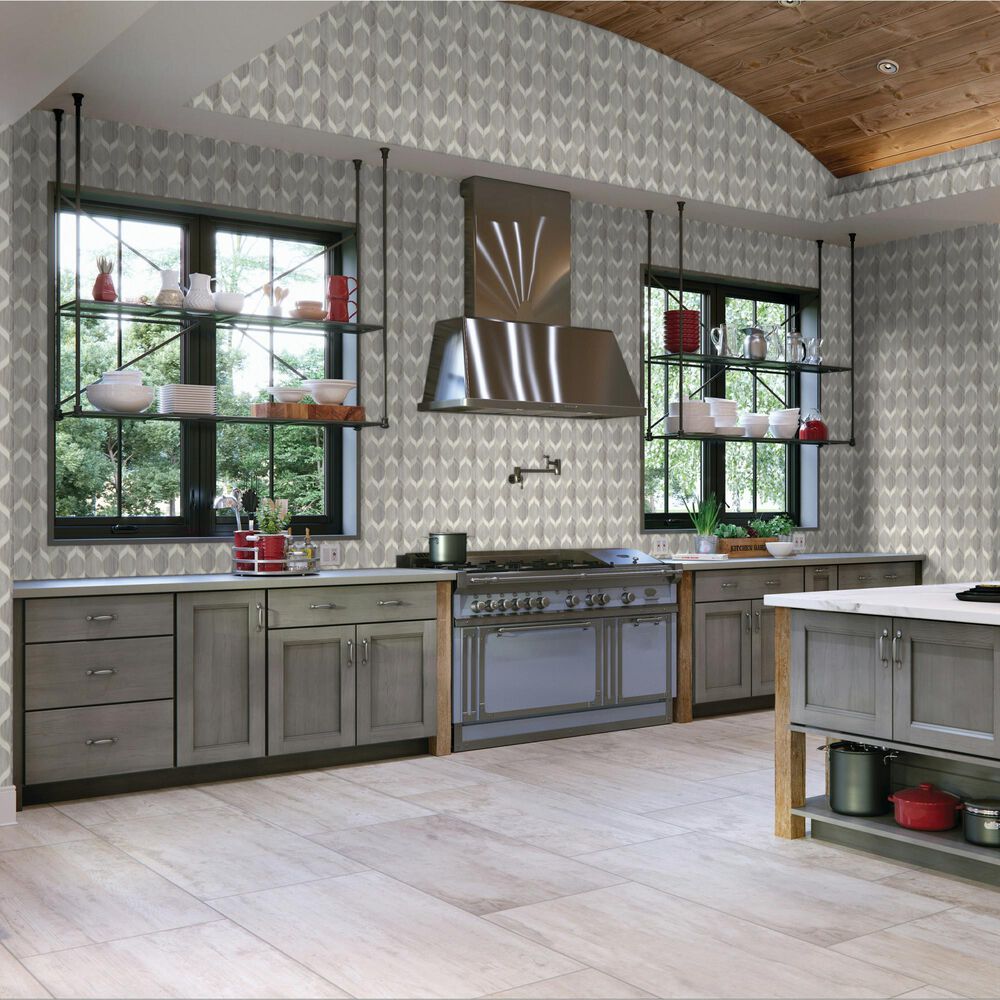 Dal-Tile Fonte Nautical Grey Blend Natural Stone Mosaic Tile, , large