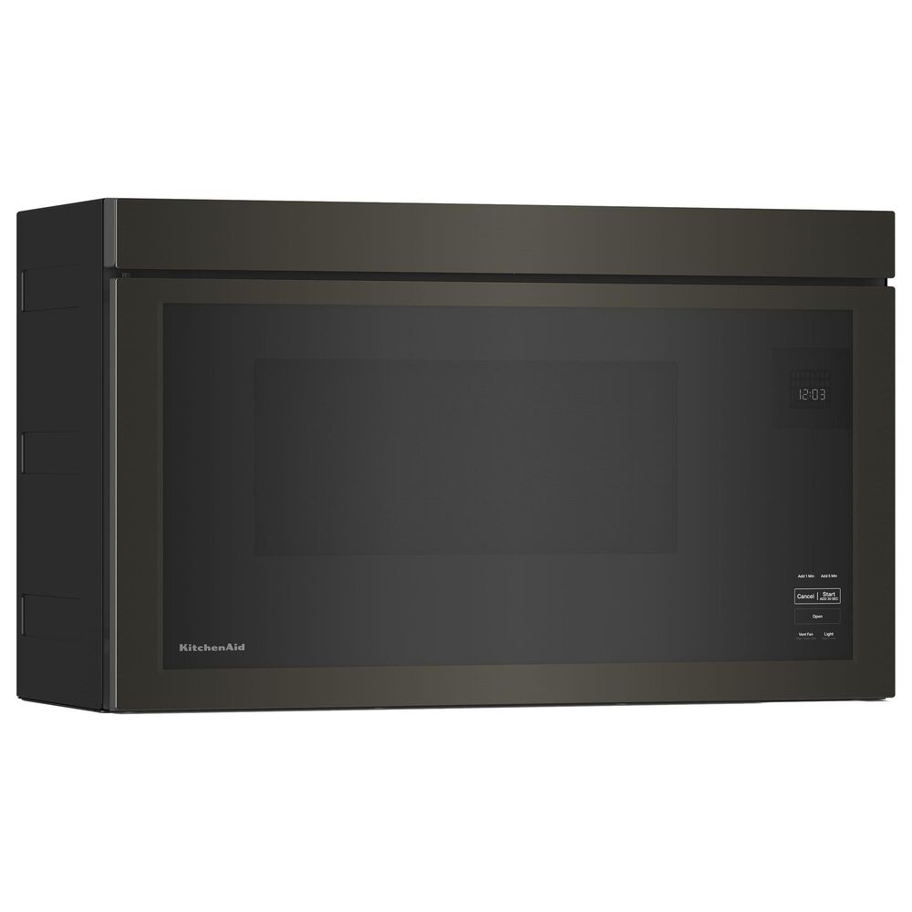 KitchenAid 1.1 Cu. Ft. Over-The-Range Microwave with Flush Built-In Design in Black Stainless Steel, , large