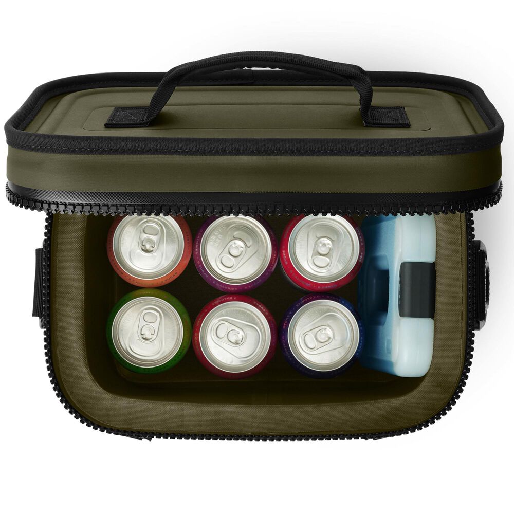 YETI Hopper Flip 8 Soft Cooler in Olive and Black, , large