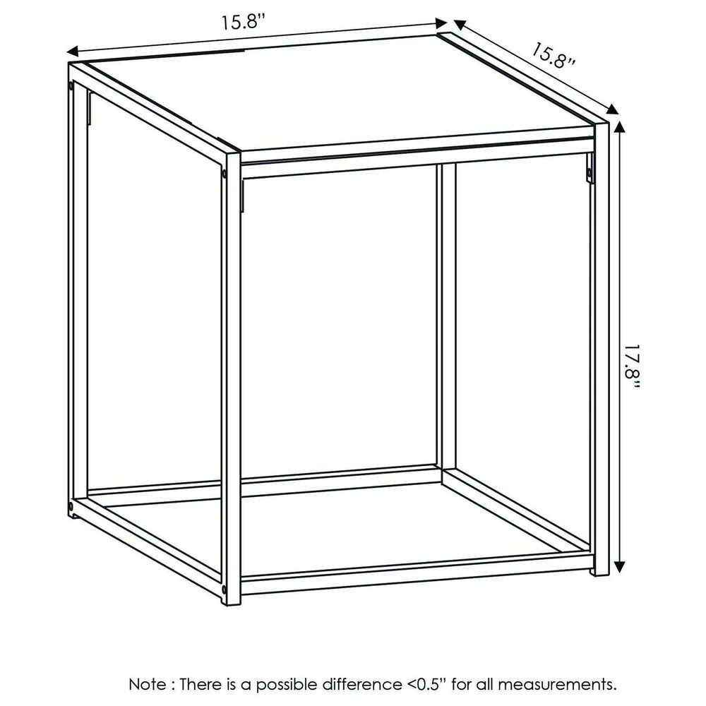 HOMLUX 3-Piece Table Set in Americano, , large