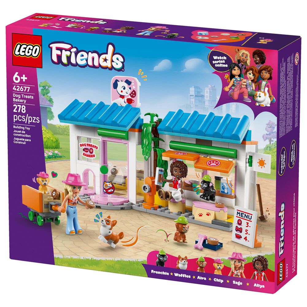 LEGO Friends Dog Treats Bakery Building Set, , large