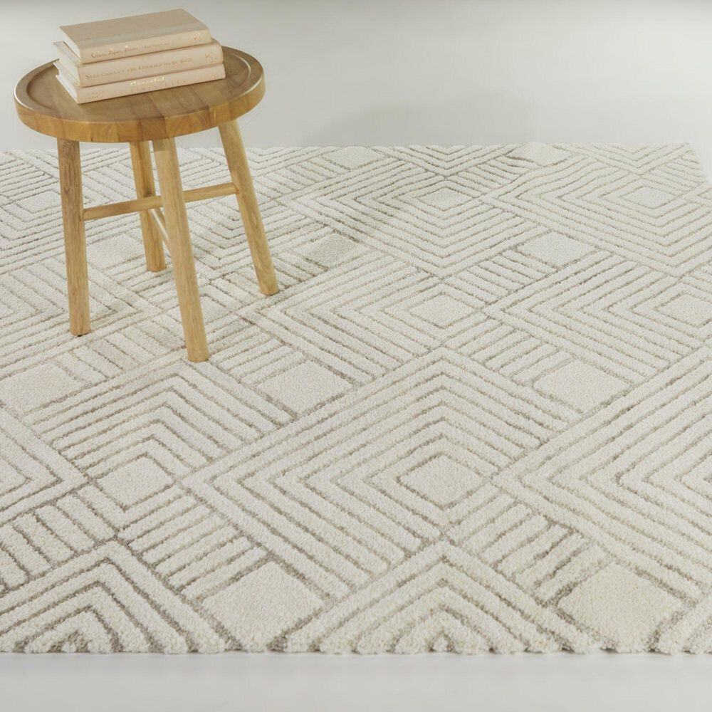 Balta Rugs Svante 5&#39;3&quot; x 7&#39; Taupe Area Rug, , large