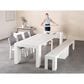Transformer Table Dining Table in Canadian Birch White - Table Only, , large