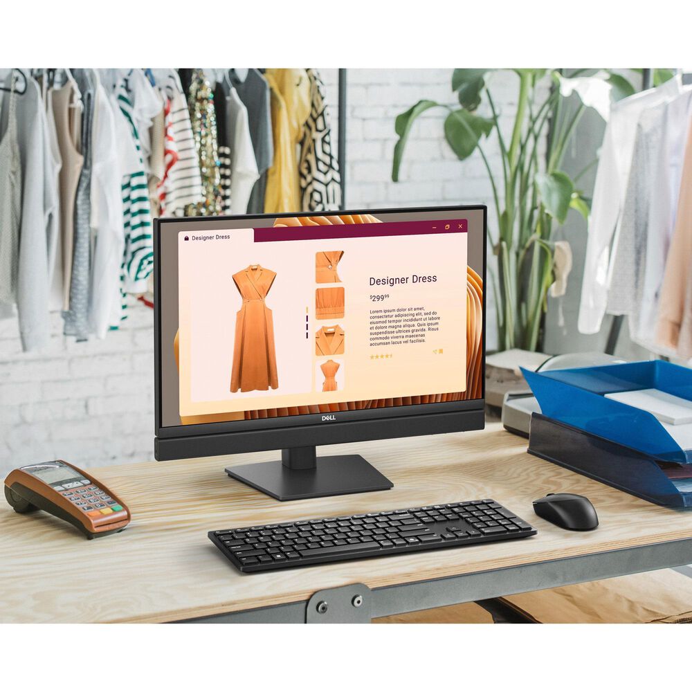 Dell 23.8&quot; Pro All-in-One 35W Desktop Computer | Intel Core i5 14500T - 8GB RAM - Intel UHD 770 Graphics - 256GB SSD in Dark Gray, , large