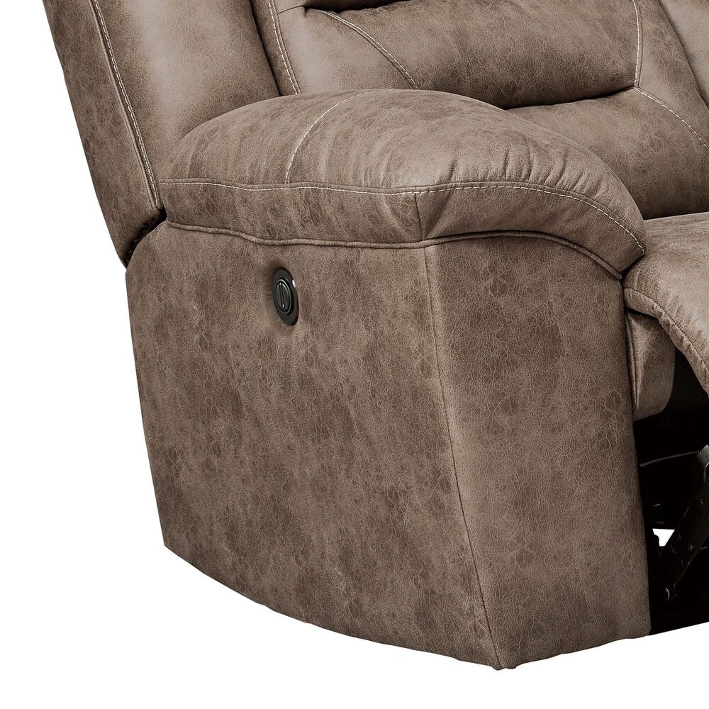 Ashley Stoneland Power Reclining Sofa in Fossil, , large