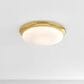 Hudson Valley Lighting North Castle 14.25" 1-Light Flush Mount in Aged Brass, , large