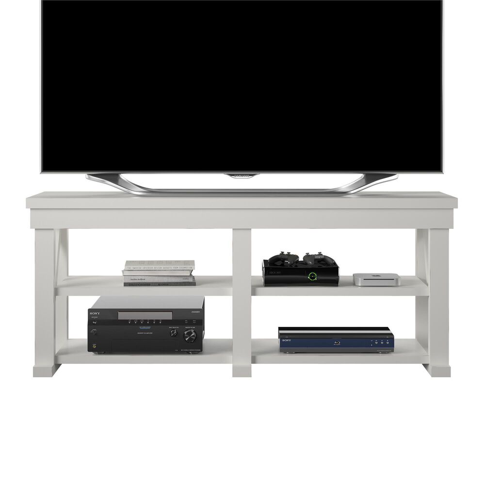 DHP Crestwood 63&quot; TV Stand in White, , large