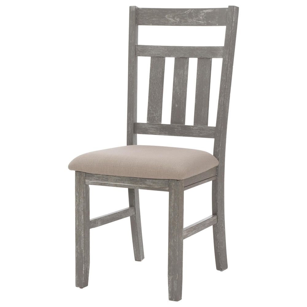 Linon Home Decor Turino Side Chair in Weathered Grey, , large