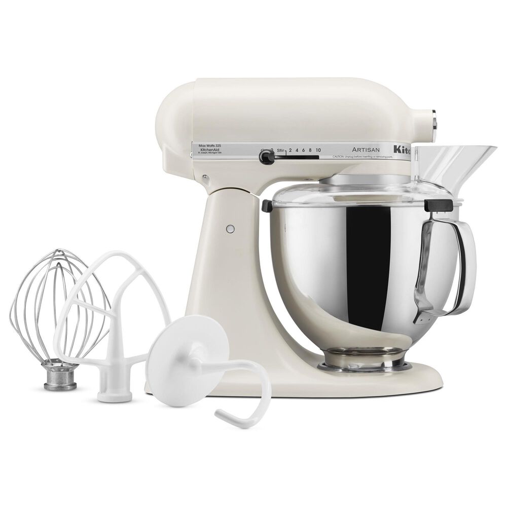KitchenAid Artisan 5 Quart Tilt-Head Stand Mixer in Porcelain White, , large