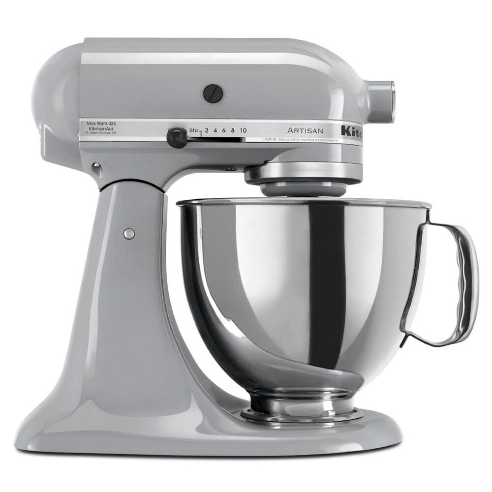 KitchenAid 5 Quart Artisan Stand Mixer in Silver, , large