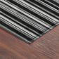 Dalyn Rug Company Soft Essentials Striped Black 9" x 12" Indoor/Outdoor Area Rug, , large