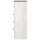 Ashley Gerridan 4 Drawers Chest in White and Gray, , large
