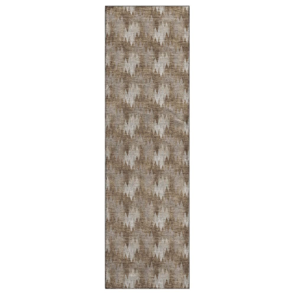 Dalyn Rug Company Soft Essentials Chevron Mocha 2"3" x 7"6" Runner, , large