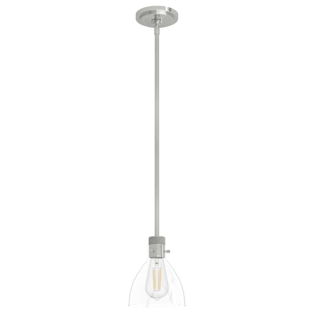 Hunter Van Nuys 1-Light Mini Pendant in Brushed Nickel, , large