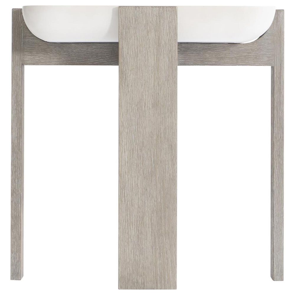 Bernhardt Gooding Side Table in Sand Grey and Flint, , large