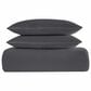 Pem America Christian Siriano New York 2-Piece Twin Duvet Set in Dark Grey, , large