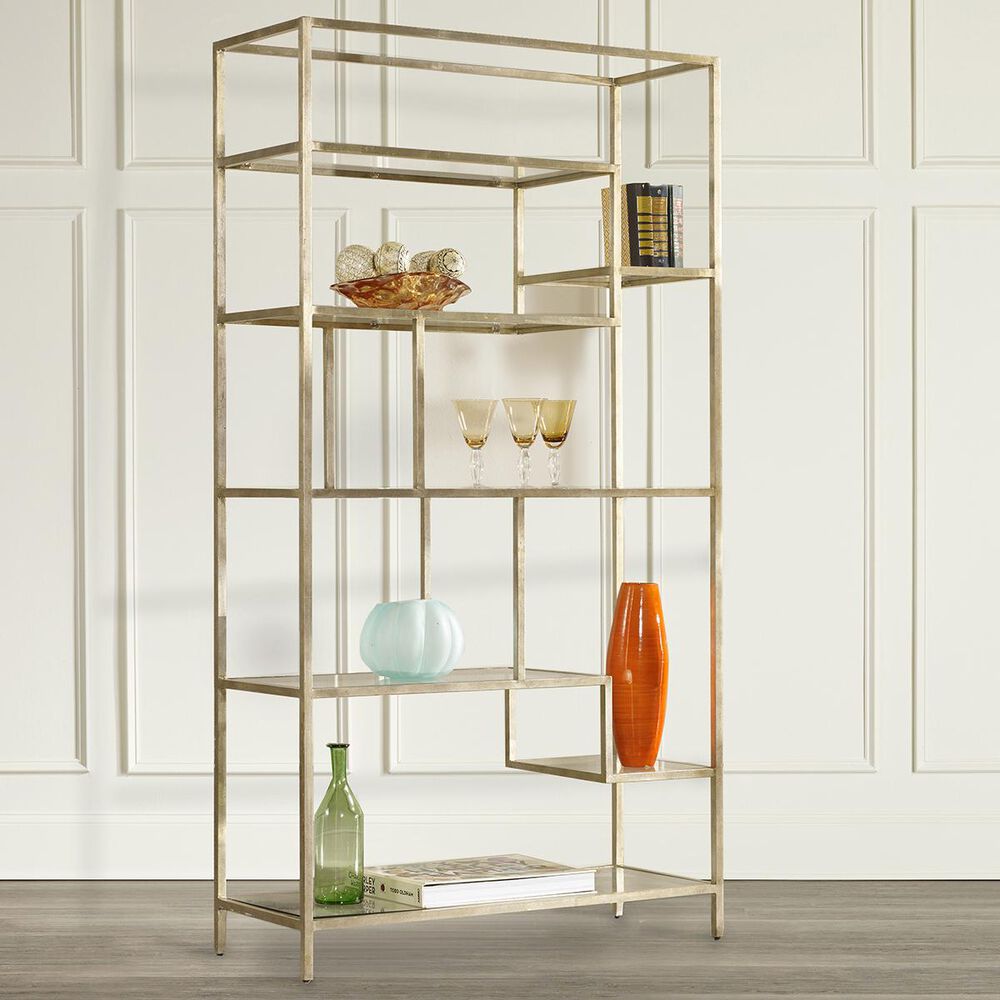 Hooker Furniture Home Office Etagere in Silver, , large
