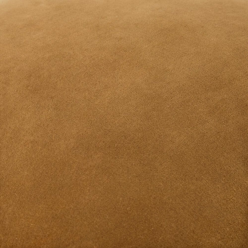 Surya Cotton Velvet 22" Square Throw Pillow in Brown, , large