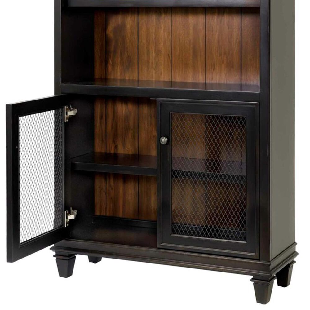 Wycliff Bay Hartford 78&quot; Lower Door Bookcase in Black, , large