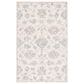 Safavieh Micro-Loop Oriental 5" x 8" Ivory and Grey Area Rug, , large