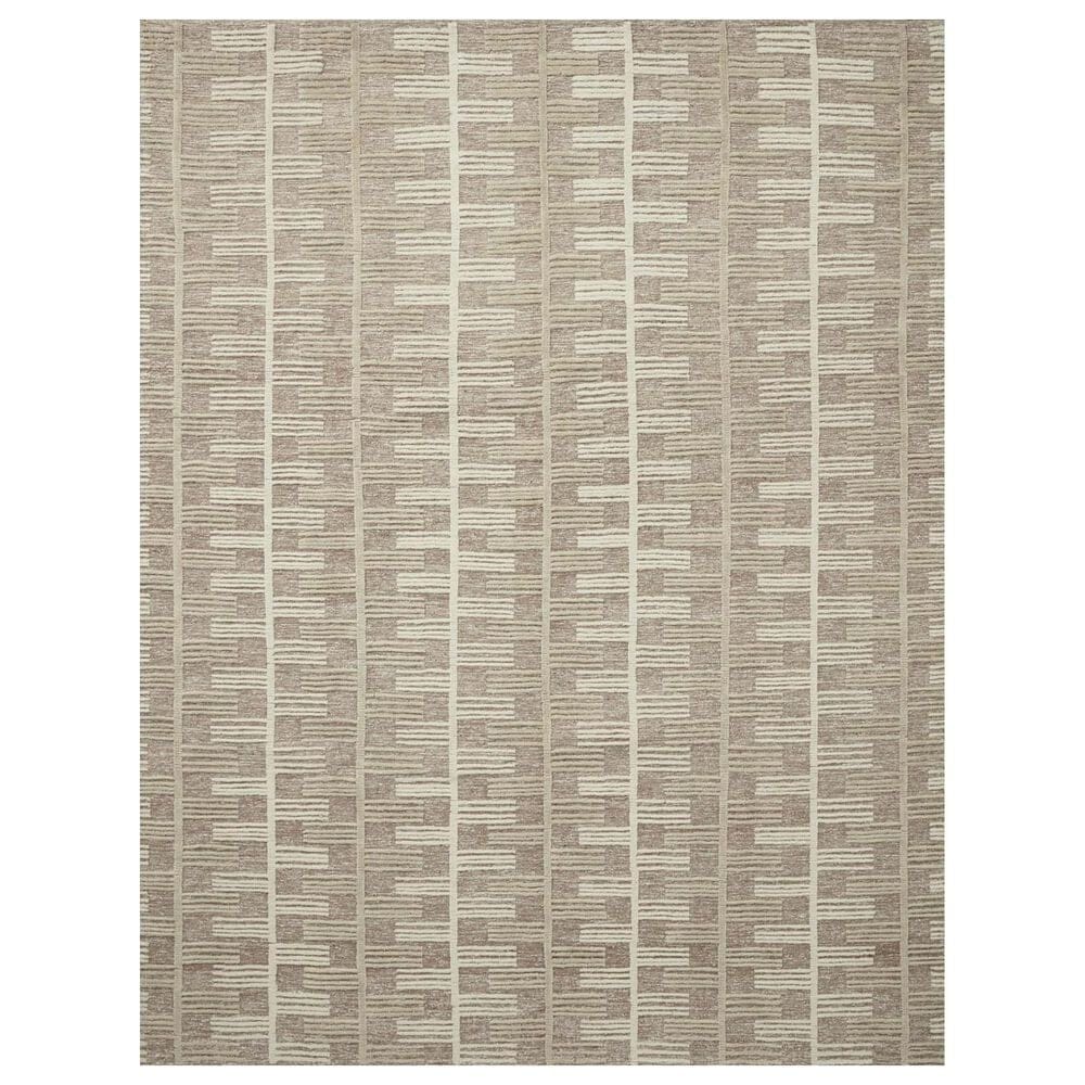 Loloi Harrison 11"6" x 15" Taupe and Ivory Area Rug, , large