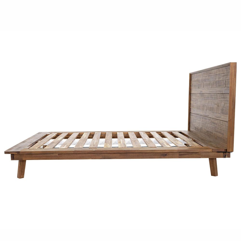 37B Gia Queen Platform Bed in Warm Pecan, , large