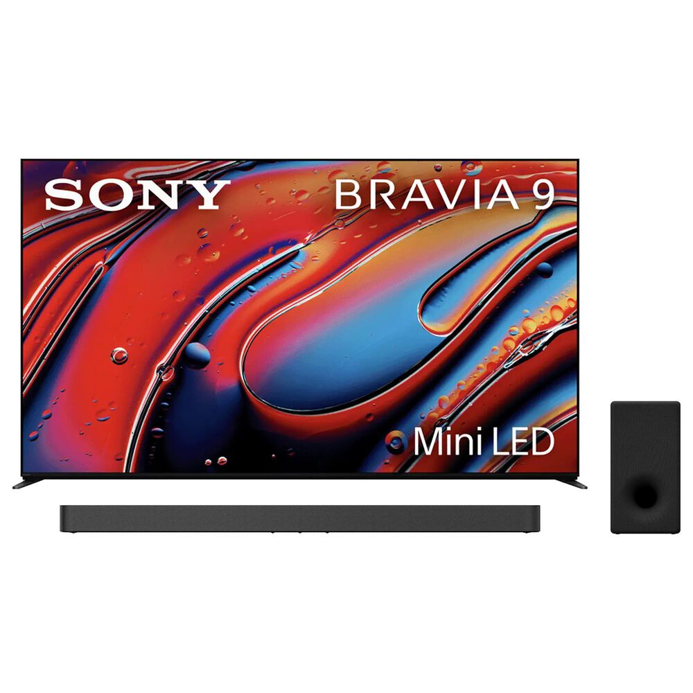 Sony *75" 4K QLED TV w/Soundbar Sys, , large