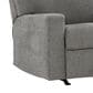 Ashley Deltona Manual Rocker Recliner in Graphite, , large