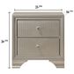 Crown Mark Lyssa 5-Piece King Panel Bedroom Set in Champagne, , large