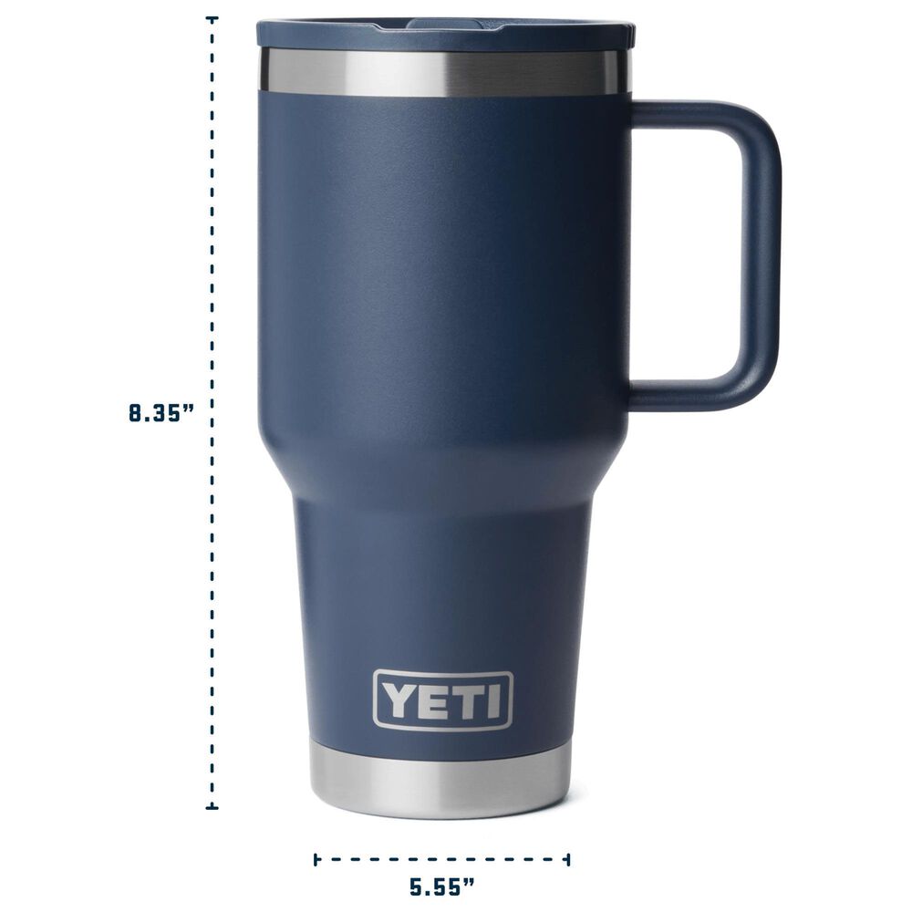 YETI Rambler 30 Oz Travel Straw Mug with Color-Matched Straw Lid in Royal Blue, , large