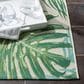 Safavieh Barbados Tropical Botanical BAR592 3"3" x 5" Green and Teal Indoor/Outdoor Area Rug, , large
