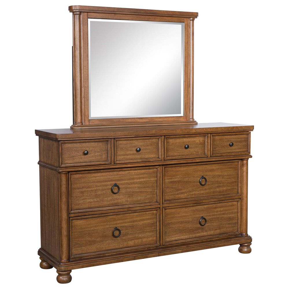 Ashley Rowlenstown 4-Piece California King Panel Bedroom Set in Brown, , large