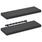 HOMLUX 35" Wall Mounted Floating Shelf with Invisible Brackets in Americano (Set of 2), , large