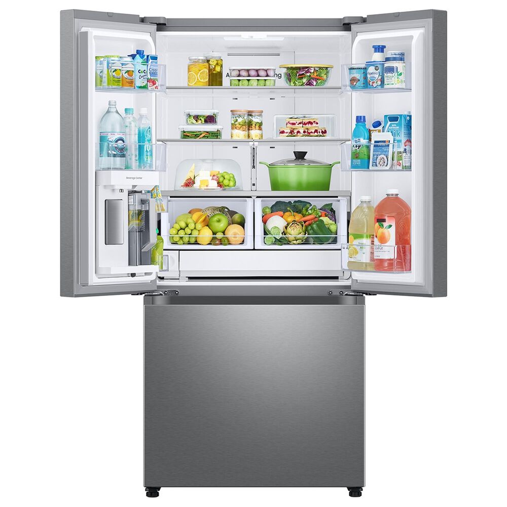 Samsung 25 Cu. Ft. 3-Door French Door Refrigerator with Beverage Center in Stainless Steel, , large