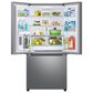Samsung 25 Cu. Ft. 3-Door French Door Refrigerator with Beverage Center in Stainless Steel, , large