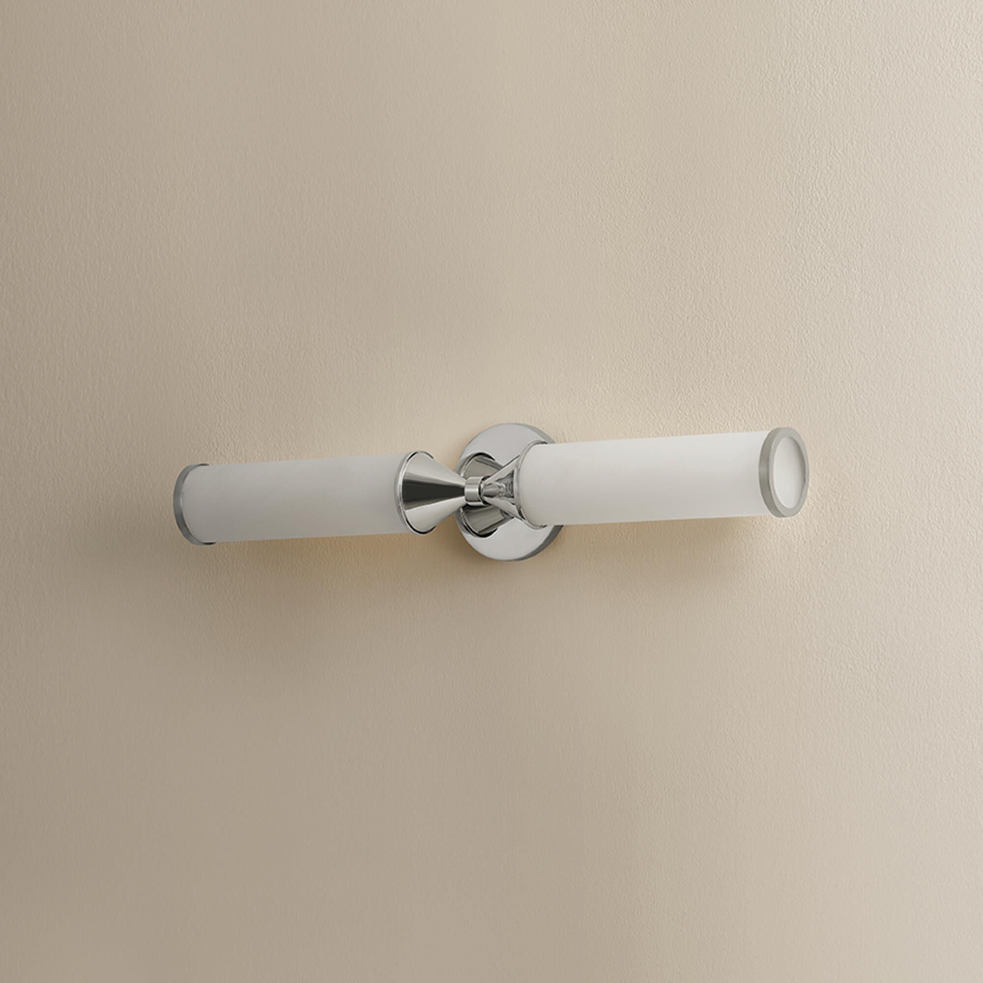 Mitzi Lighting Zinnia 2-Light Wall Sconce in Polished Nickel