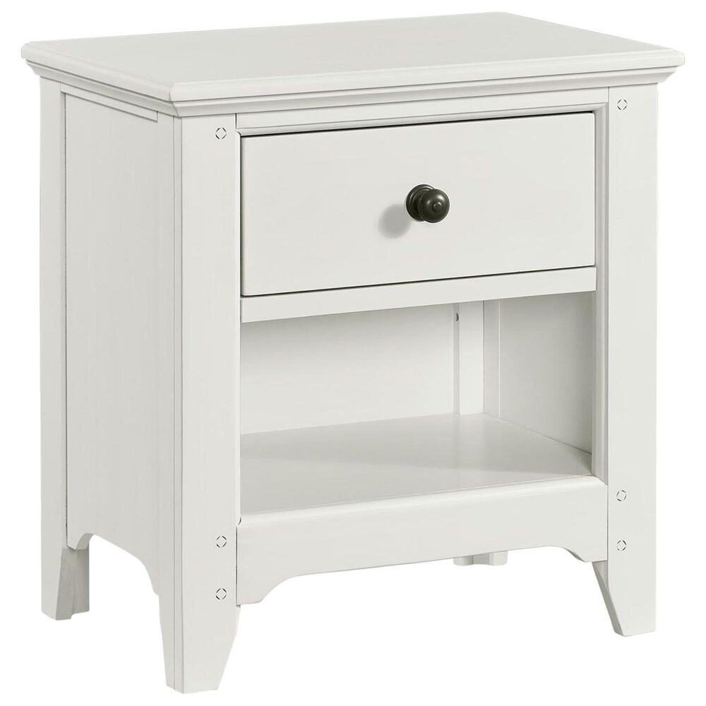 Hawthorne Furniture Tahoe 1 Drawer Nightstand in Seashell, , large
