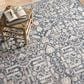Amber Lewis x Loloi Zuma 7"10" x 10" Blue and Ivory Area Rug, , large