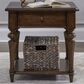 Belle Furnishings Arden Road 1-Drawer End Table in Satin Cherry, , large