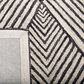 Safavieh Micro-Loop MLP151H 9" x 12" Charcoal and Ivory Area Rug, , large