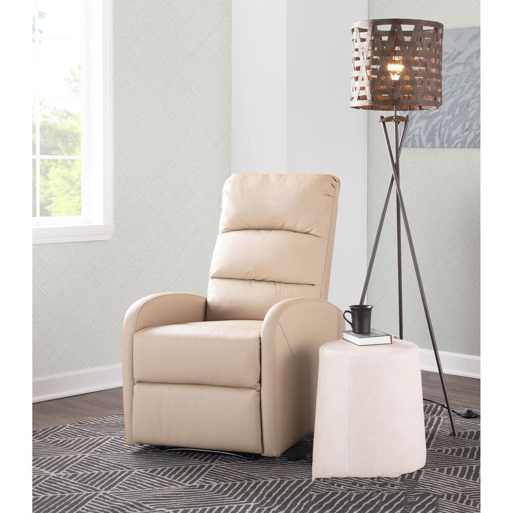 Lumisource Dormi Recliner Chair in Beige, , large