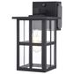 Vaxcel Maywood 11.5" 1-Light Outdoor Wall Sconce in Matte Black, , large