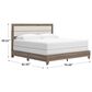 Ashley Sharnari King Panel Bed in Warm Gray, Brown and Antique White, , large