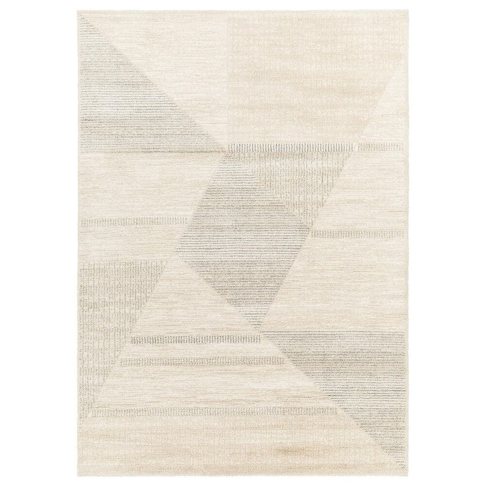 Surya Gavic 4"3" x 5"11" Ivory and Medium Gray Area Rug, , large