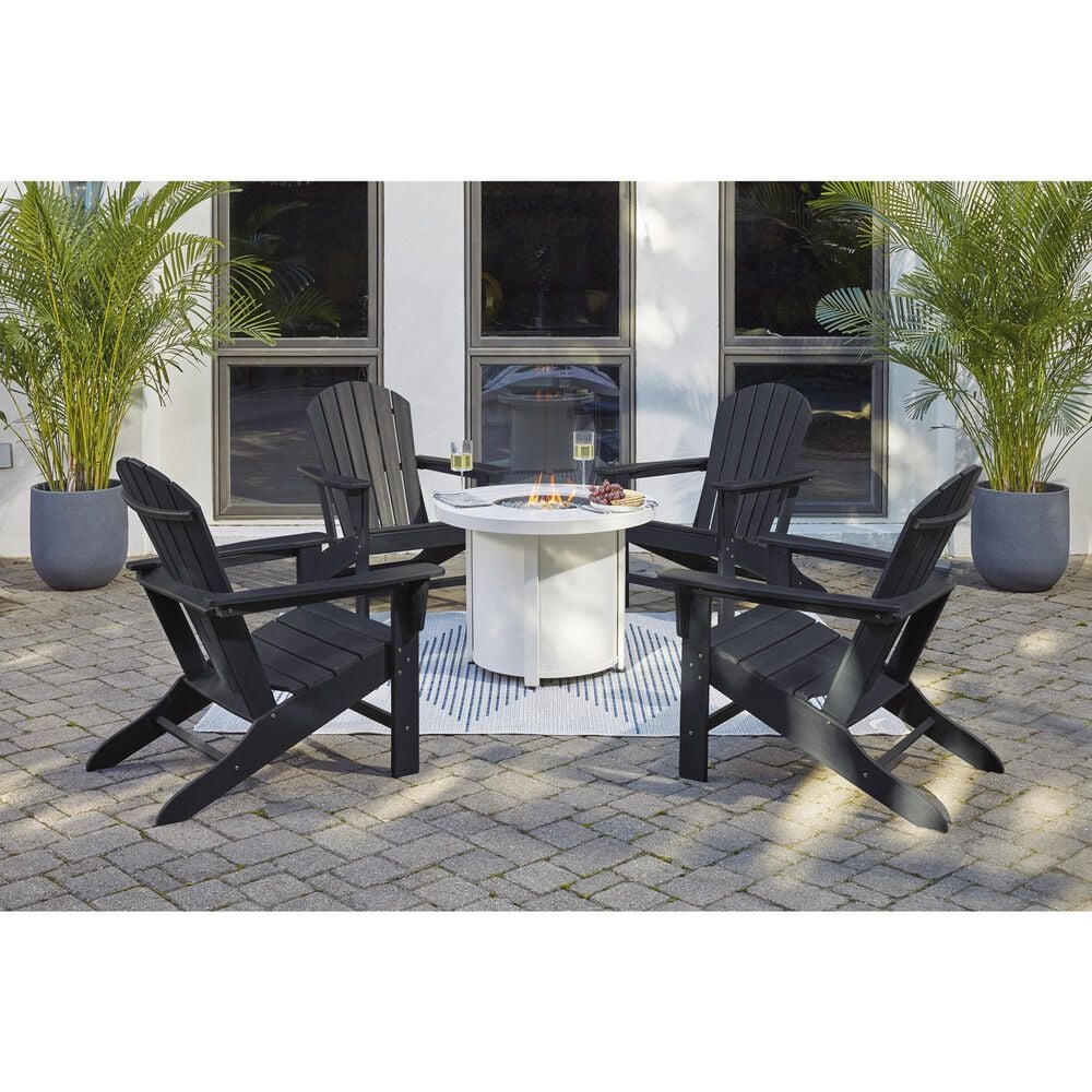Ashley Sundown Treasure Adirondack Chair in Black, , large