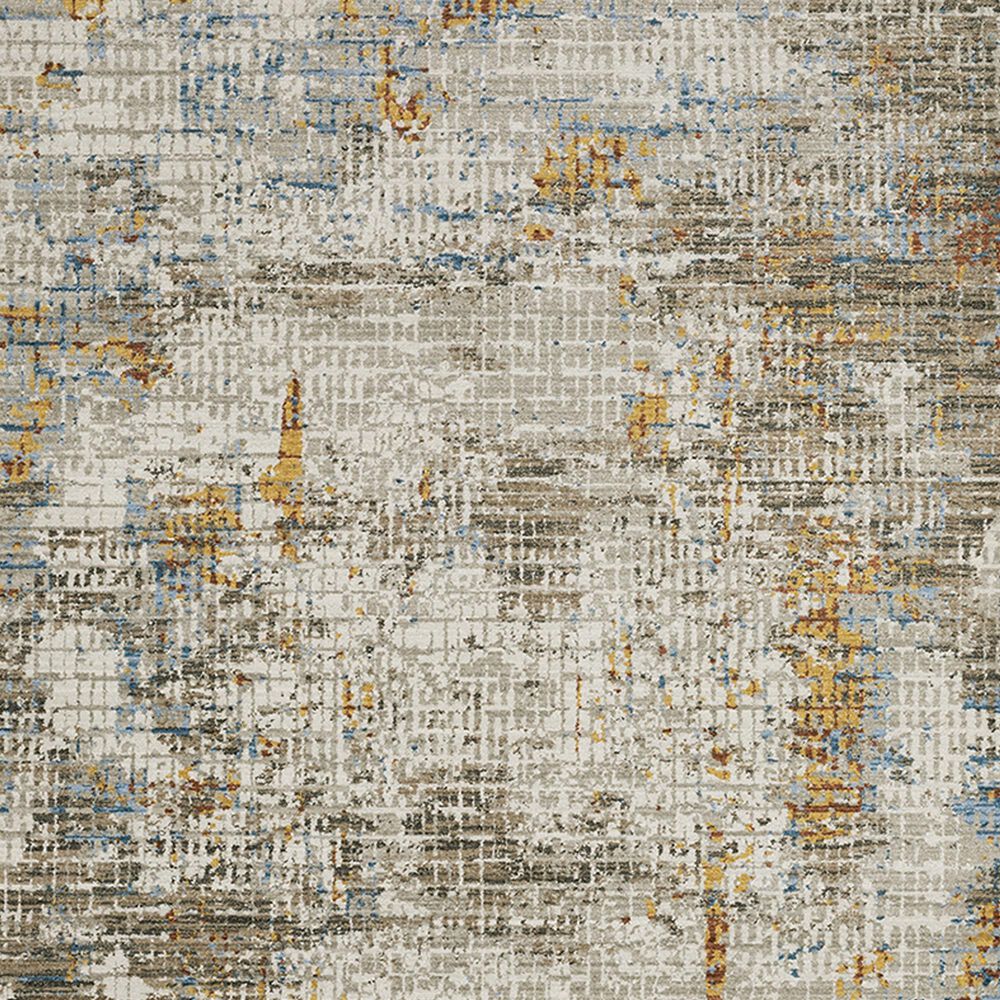Oriental Weavers Bauer Stressed Abstract 6&#39;7&quot; x 9&#39;6&quot; Beige Area Rug, , large