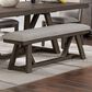 Hawthorne Furniture Hearst 59" Backless Bench in Reclaimed Chevron, , large