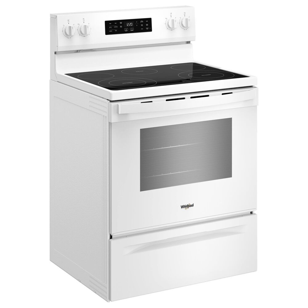 Whirlpool 5.3 Cu. Ft. Freestanding Electric Range in White, , large