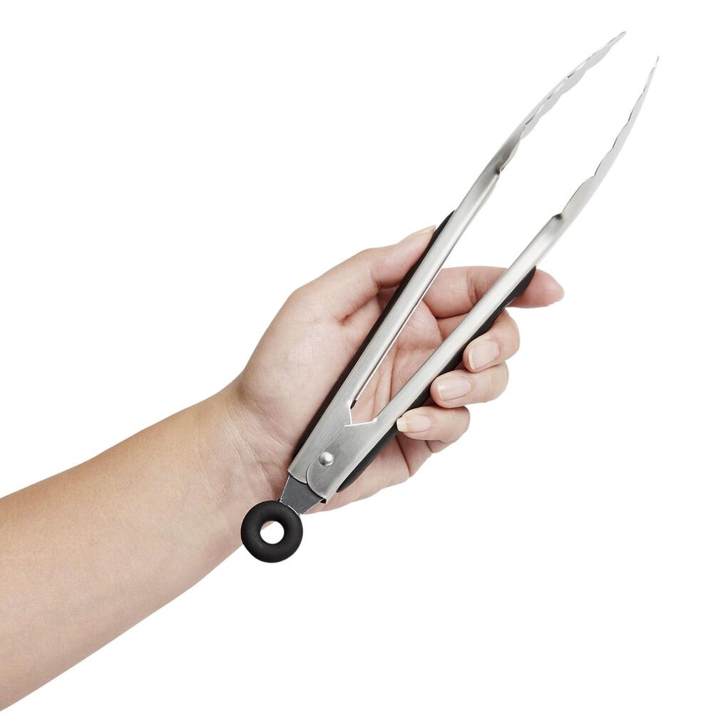 Cutlery-Pro 9&quot; Cutlery-Pro Tong in Stainless Steel and Black, , large